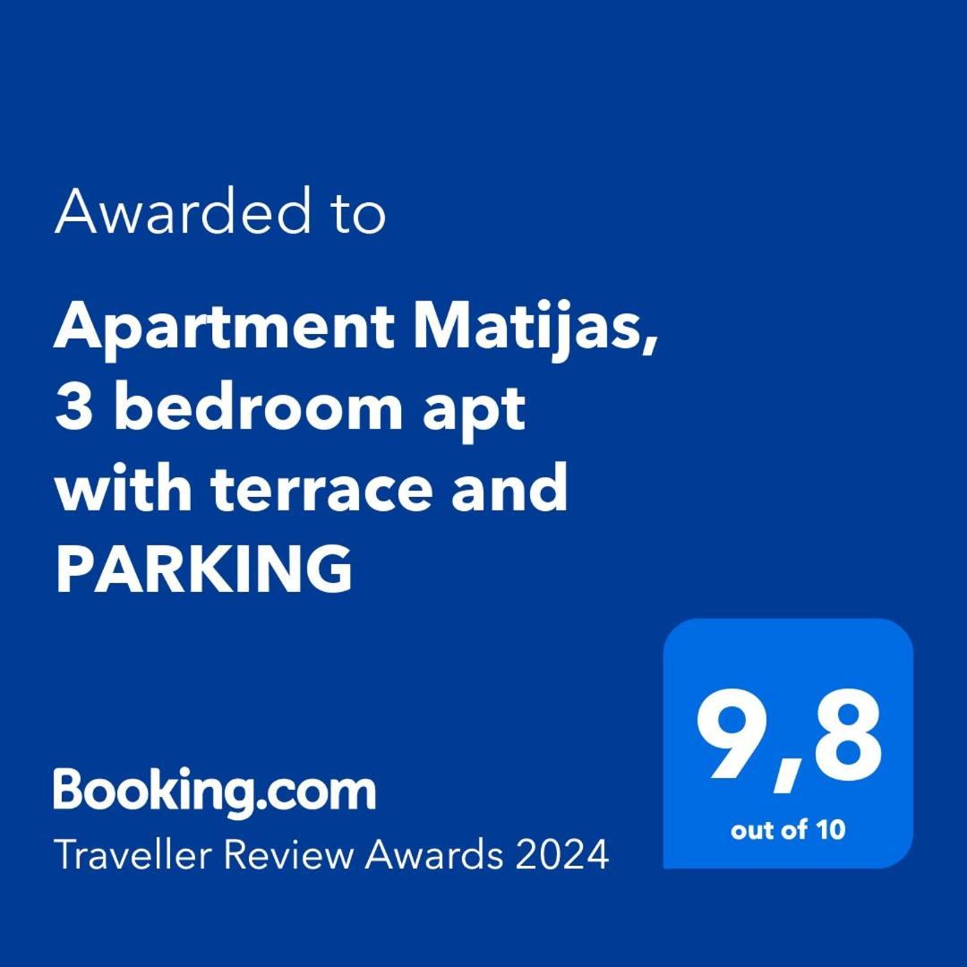 Apartment Matijas, 3 Bedroom Apt With Terrace And Parking Split Exterior photo